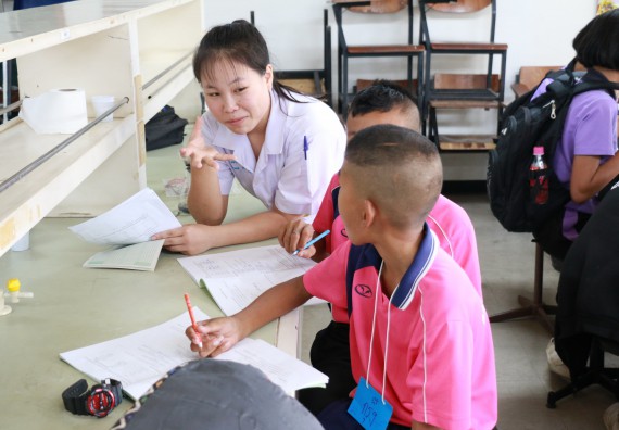ภาพกิจกรรม สำนักประกันคุณภาพการศึกษา ร่วมมือกับ คณะวิทยาศาสตร์และเทคโนโลยี จัดกิจกรรม