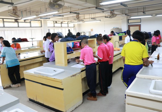 ภาพกิจกรรม สำนักประกันคุณภาพการศึกษา ร่วมมือกับ คณะวิทยาศาสตร์และเทคโนโลยี จัดกิจกรรม