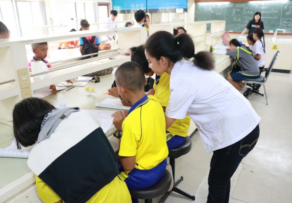 ภาพกิจกรรม สำนักประกันคุณภาพการศึกษา ร่วมมือกับ คณะวิทยาศาสตร์และเทคโนโลยี จัดกิจกรรม