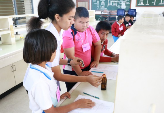 ภาพกิจกรรม สำนักประกันคุณภาพการศึกษา ร่วมมือกับ คณะวิทยาศาสตร์และเทคโนโลยี จัดกิจกรรม