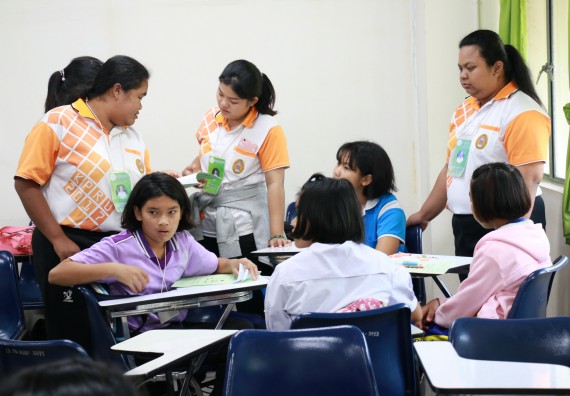 ภาพกิจกรรม สำนักประกันคุณภาพการศึกษา ร่วมมือกับ คณะวิทยาศาสตร์และเทคโนโลยี จัดกิจกรรม