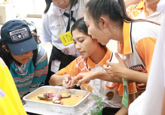 ภาพกิจกรรม สำนักประกันคุณภาพการศึกษา ร่วมมือกับ คณะวิทยาศาสตร์และเทคโนโลยี จัดกิจกรรม