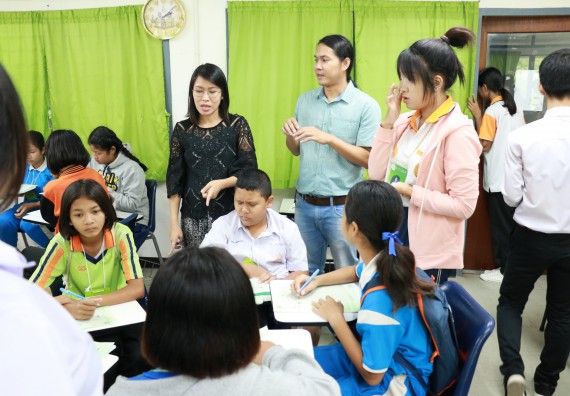 ภาพกิจกรรม สำนักประกันคุณภาพการศึกษา ร่วมมือกับ คณะวิทยาศาสตร์และเทคโนโลยี จัดกิจกรรม