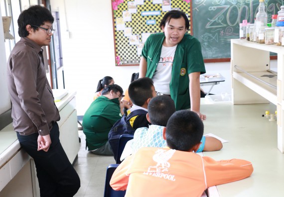 ภาพกิจกรรม สำนักประกันคุณภาพการศึกษา ร่วมมือกับ คณะวิทยาศาสตร์และเทคโนโลยี จัดกิจกรรม