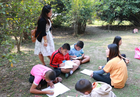 ภาพกิจกรรม สำนักประกันคุณภาพการศึกษา ร่วมมือกับ คณะวิทยาศาสตร์และเทคโนโลยี จัดกิจกรรม