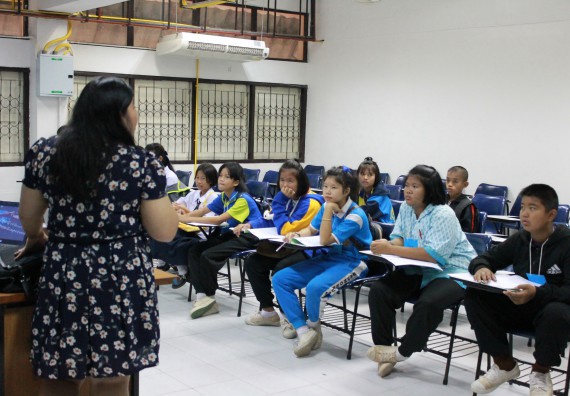 ภาพกิจกรรม สำนักประกันคุณภาพการศึกษา ร่วมมือกับ คณะวิทยาศาสตร์และเทคโนโลยี จัดกิจกรรม