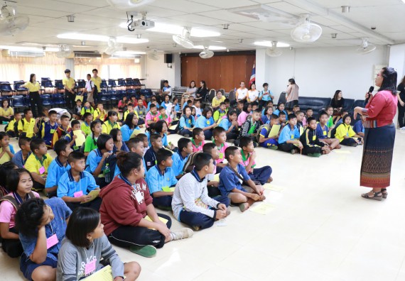 ภาพกิจกรรม สำนักประกันคุณภาพการศึกษา ร่วมมือกับ คณะวิทยาศาสตร์และเทคโนโลยี จัดกิจกรรม