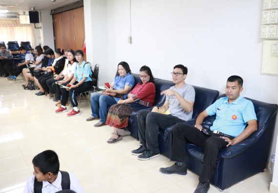 ภาพกิจกรรม สำนักประกันคุณภาพการศึกษา ร่วมมือกับ คณะวิทยาศาสตร์และเทคโนโลยี จัดกิจกรรม