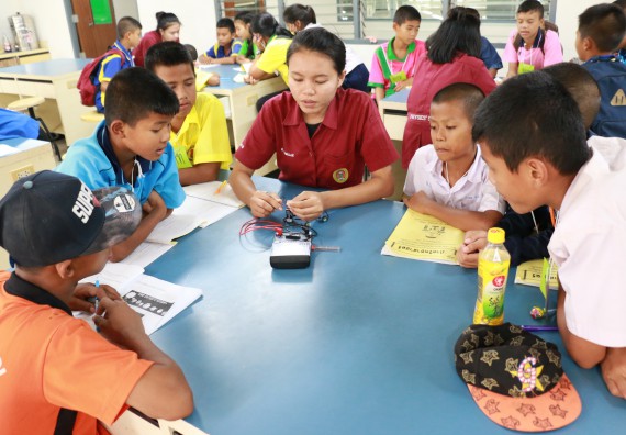 ภาพกิจกรรม สำนักประกันคุณภาพการศึกษา ร่วมมือกับ คณะวิทยาศาสตร์และเทคโนโลยี จัดกิจกรรม