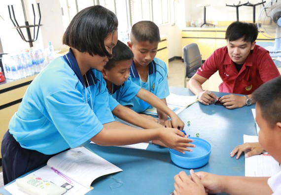 ภาพกิจกรรม สำนักประกันคุณภาพการศึกษา ร่วมมือกับ คณะวิทยาศาสตร์และเทคโนโลยี จัดกิจกรรม