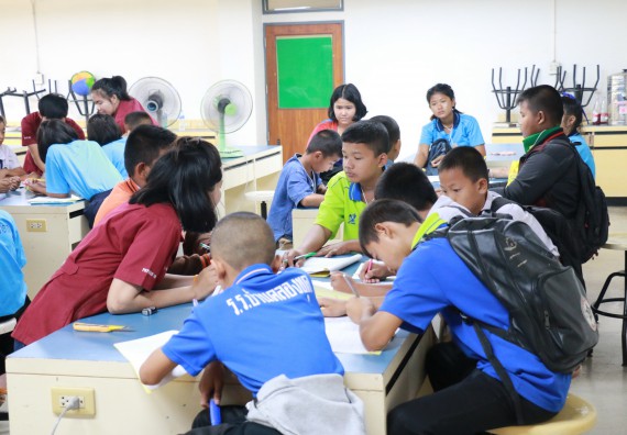 ภาพกิจกรรม สำนักประกันคุณภาพการศึกษา ร่วมมือกับ คณะวิทยาศาสตร์และเทคโนโลยี จัดกิจกรรม