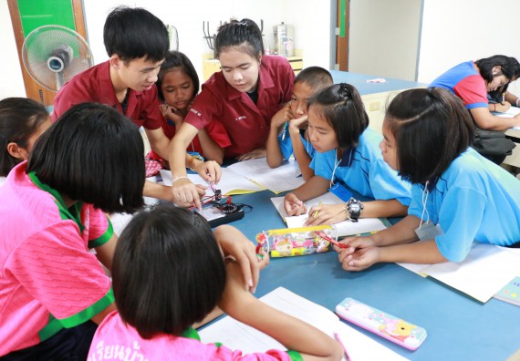 ภาพกิจกรรม สำนักประกันคุณภาพการศึกษา ร่วมมือกับ คณะวิทยาศาสตร์และเทคโนโลยี จัดกิจกรรม