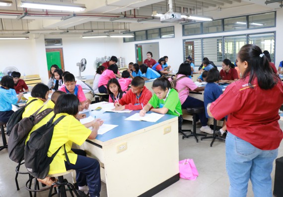 ภาพกิจกรรม สำนักประกันคุณภาพการศึกษา ร่วมมือกับ คณะวิทยาศาสตร์และเทคโนโลยี จัดกิจกรรม