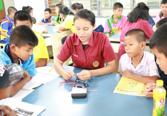 ภาพกิจกรรม สำนักประกันคุณภาพการศึกษา ร่วมมือกับ คณะวิทยาศาสตร์และเทคโนโลยี จัดกิจกรรม