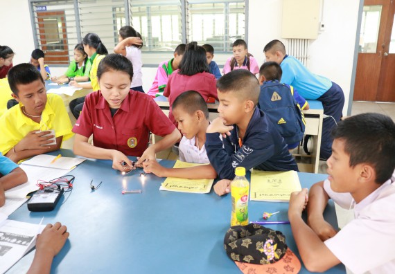 ภาพกิจกรรม สำนักประกันคุณภาพการศึกษา ร่วมมือกับ คณะวิทยาศาสตร์และเทคโนโลยี จัดกิจกรรม