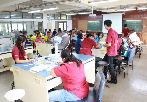 ภาพกิจกรรม สำนักประกันคุณภาพการศึกษา ร่วมมือกับ คณะวิทยาศาสตร์และเทคโนโลยี จัดกิจกรรม