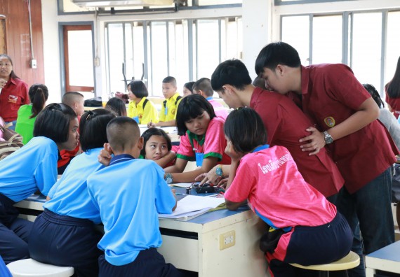 ภาพกิจกรรม สำนักประกันคุณภาพการศึกษา ร่วมมือกับ คณะวิทยาศาสตร์และเทคโนโลยี จัดกิจกรรม