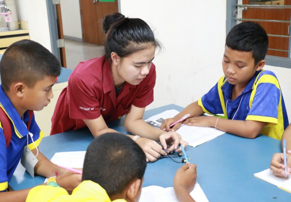 ภาพกิจกรรม สำนักประกันคุณภาพการศึกษา ร่วมมือกับ คณะวิทยาศาสตร์และเทคโนโลยี จัดกิจกรรม