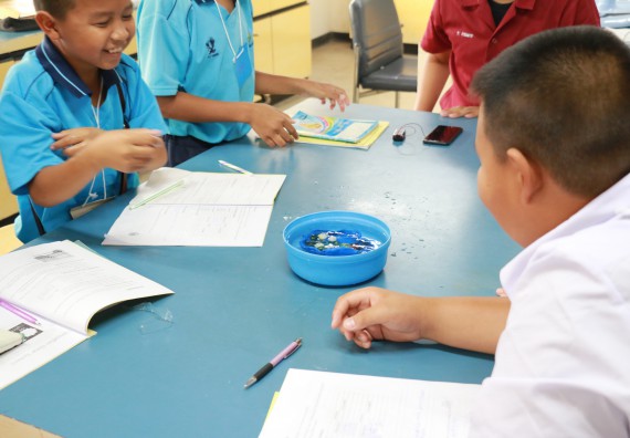 ภาพกิจกรรม สำนักประกันคุณภาพการศึกษา ร่วมมือกับ คณะวิทยาศาสตร์และเทคโนโลยี จัดกิจกรรม