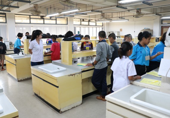 ภาพกิจกรรม สำนักประกันคุณภาพการศึกษา ร่วมมือกับ คณะวิทยาศาสตร์และเทคโนโลยี จัดกิจกรรม