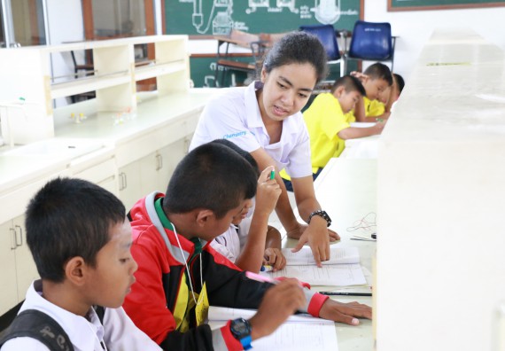 ภาพกิจกรรม สำนักประกันคุณภาพการศึกษา ร่วมมือกับ คณะวิทยาศาสตร์และเทคโนโลยี จัดกิจกรรม