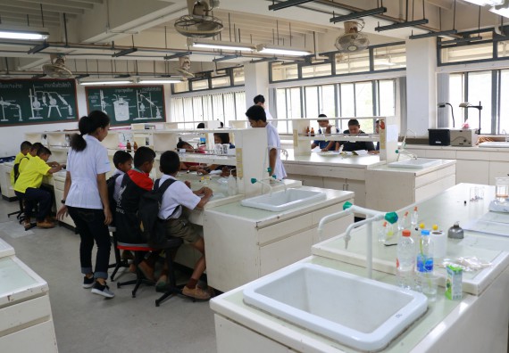 ภาพกิจกรรม สำนักประกันคุณภาพการศึกษา ร่วมมือกับ คณะวิทยาศาสตร์และเทคโนโลยี จัดกิจกรรม