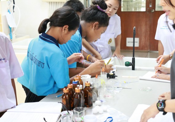 ภาพกิจกรรม สำนักประกันคุณภาพการศึกษา ร่วมมือกับ คณะวิทยาศาสตร์และเทคโนโลยี จัดกิจกรรม