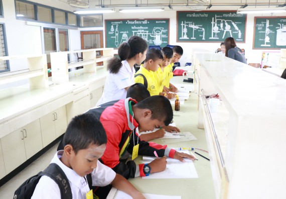 ภาพกิจกรรม สำนักประกันคุณภาพการศึกษา ร่วมมือกับ คณะวิทยาศาสตร์และเทคโนโลยี จัดกิจกรรม