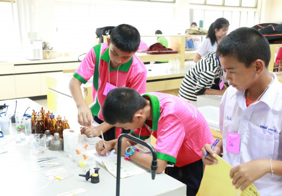 ภาพกิจกรรม สำนักประกันคุณภาพการศึกษา ร่วมมือกับ คณะวิทยาศาสตร์และเทคโนโลยี จัดกิจกรรม