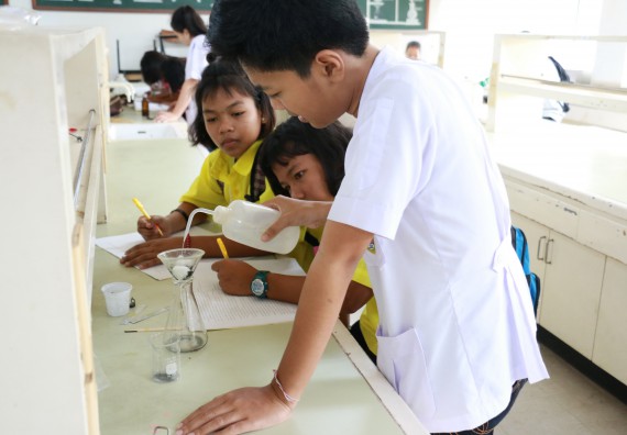 ภาพกิจกรรม สำนักประกันคุณภาพการศึกษา ร่วมมือกับ คณะวิทยาศาสตร์และเทคโนโลยี จัดกิจกรรม
