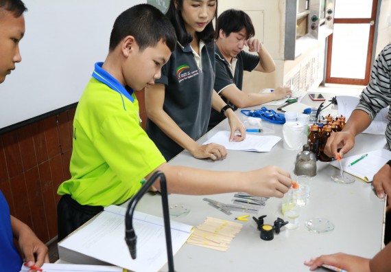 ภาพกิจกรรม สำนักประกันคุณภาพการศึกษา ร่วมมือกับ คณะวิทยาศาสตร์และเทคโนโลยี จัดกิจกรรม