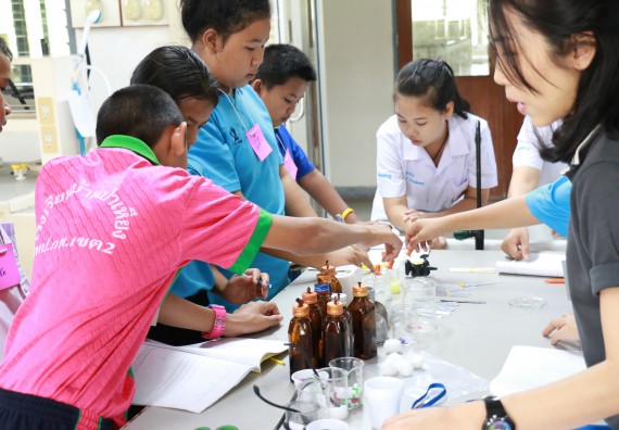 ภาพกิจกรรม สำนักประกันคุณภาพการศึกษา ร่วมมือกับ คณะวิทยาศาสตร์และเทคโนโลยี จัดกิจกรรม