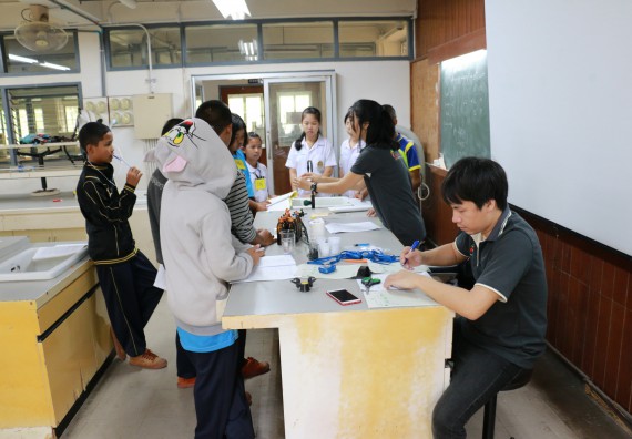 ภาพกิจกรรม สำนักประกันคุณภาพการศึกษา ร่วมมือกับ คณะวิทยาศาสตร์และเทคโนโลยี จัดกิจกรรม