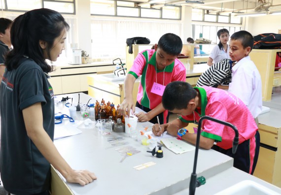 ภาพกิจกรรม สำนักประกันคุณภาพการศึกษา ร่วมมือกับ คณะวิทยาศาสตร์และเทคโนโลยี จัดกิจกรรม
