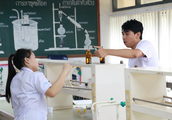 ภาพกิจกรรม สำนักประกันคุณภาพการศึกษา ร่วมมือกับ คณะวิทยาศาสตร์และเทคโนโลยี จัดกิจกรรม