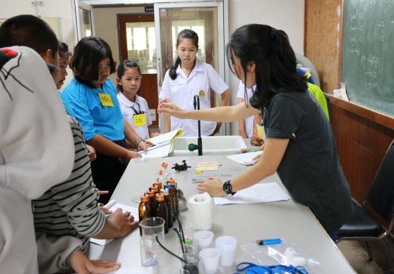 ภาพกิจกรรม สำนักประกันคุณภาพการศึกษา ร่วมมือกับ คณะวิทยาศาสตร์และเทคโนโลยี จัดกิจกรรม