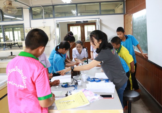 ภาพกิจกรรม สำนักประกันคุณภาพการศึกษา ร่วมมือกับ คณะวิทยาศาสตร์และเทคโนโลยี จัดกิจกรรม