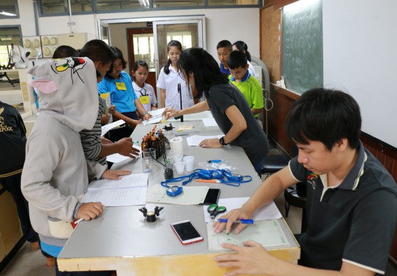 ภาพกิจกรรม สำนักประกันคุณภาพการศึกษา ร่วมมือกับ คณะวิทยาศาสตร์และเทคโนโลยี จัดกิจกรรม