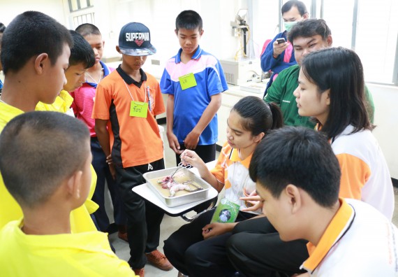 ภาพกิจกรรม สำนักประกันคุณภาพการศึกษา ร่วมมือกับ คณะวิทยาศาสตร์และเทคโนโลยี จัดกิจกรรม