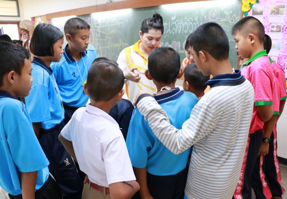 ภาพกิจกรรม สำนักประกันคุณภาพการศึกษา ร่วมมือกับ คณะวิทยาศาสตร์และเทคโนโลยี จัดกิจกรรม