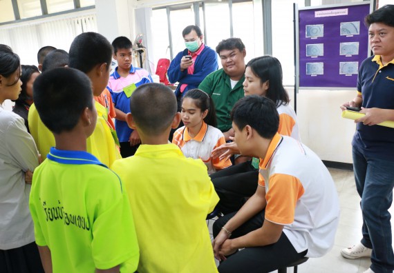 ภาพกิจกรรม สำนักประกันคุณภาพการศึกษา ร่วมมือกับ คณะวิทยาศาสตร์และเทคโนโลยี จัดกิจกรรม