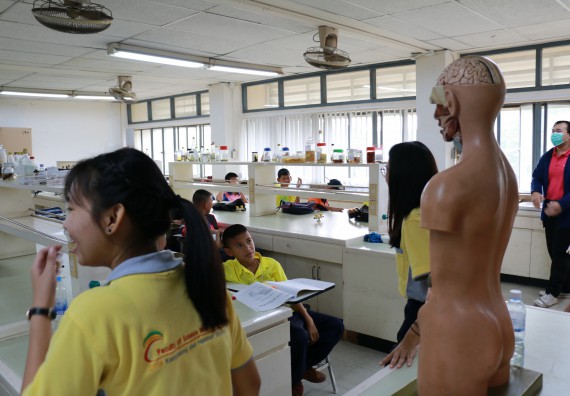 ภาพกิจกรรม สำนักประกันคุณภาพการศึกษา ร่วมมือกับ คณะวิทยาศาสตร์และเทคโนโลยี จัดกิจกรรม