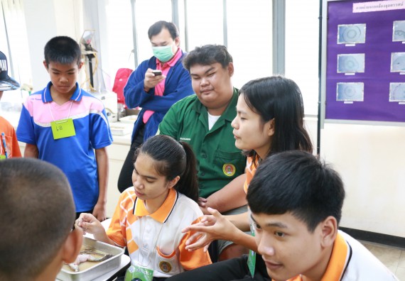 ภาพกิจกรรม สำนักประกันคุณภาพการศึกษา ร่วมมือกับ คณะวิทยาศาสตร์และเทคโนโลยี จัดกิจกรรม