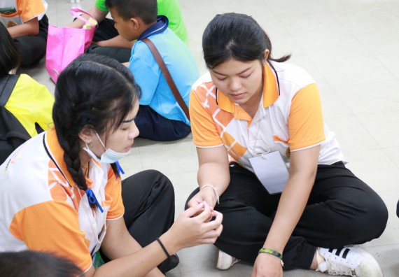 ภาพกิจกรรม สำนักประกันคุณภาพการศึกษา ร่วมมือกับ คณะวิทยาศาสตร์และเทคโนโลยี จัดกิจกรรม