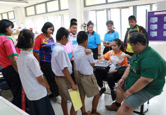 ภาพกิจกรรม สำนักประกันคุณภาพการศึกษา ร่วมมือกับ คณะวิทยาศาสตร์และเทคโนโลยี จัดกิจกรรม