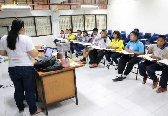 ภาพกิจกรรม สำนักประกันคุณภาพการศึกษา ร่วมมือกับ คณะวิทยาศาสตร์และเทคโนโลยี จัดกิจกรรม