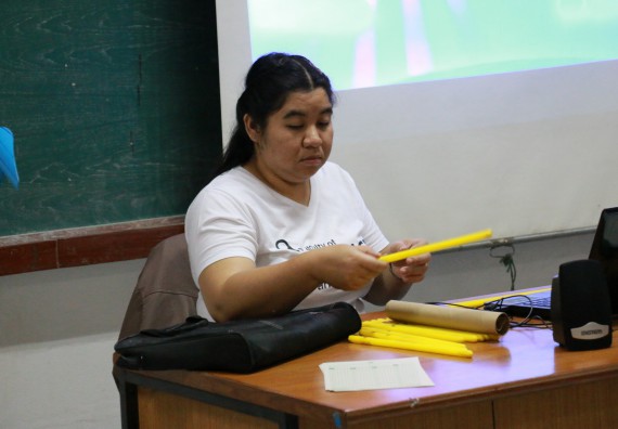 ภาพกิจกรรม สำนักประกันคุณภาพการศึกษา ร่วมมือกับ คณะวิทยาศาสตร์และเทคโนโลยี จัดกิจกรรม