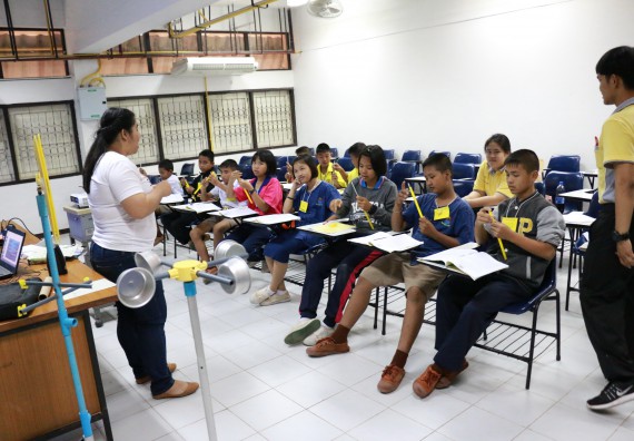 ภาพกิจกรรม สำนักประกันคุณภาพการศึกษา ร่วมมือกับ คณะวิทยาศาสตร์และเทคโนโลยี จัดกิจกรรม