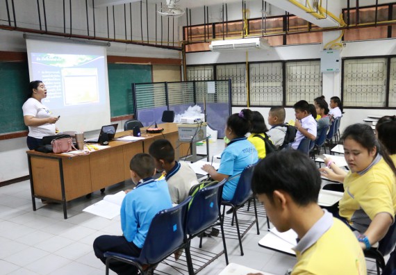 ภาพกิจกรรม สำนักประกันคุณภาพการศึกษา ร่วมมือกับ คณะวิทยาศาสตร์และเทคโนโลยี จัดกิจกรรม