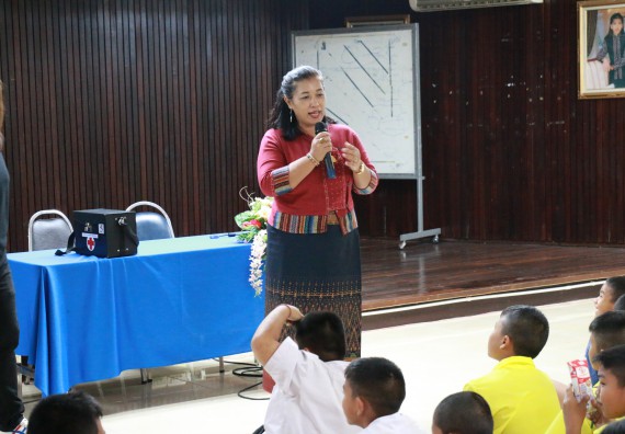 ภาพกิจกรรม สำนักประกันคุณภาพการศึกษา ร่วมมือกับ คณะวิทยาศาสตร์และเทคโนโลยี จัดกิจกรรม